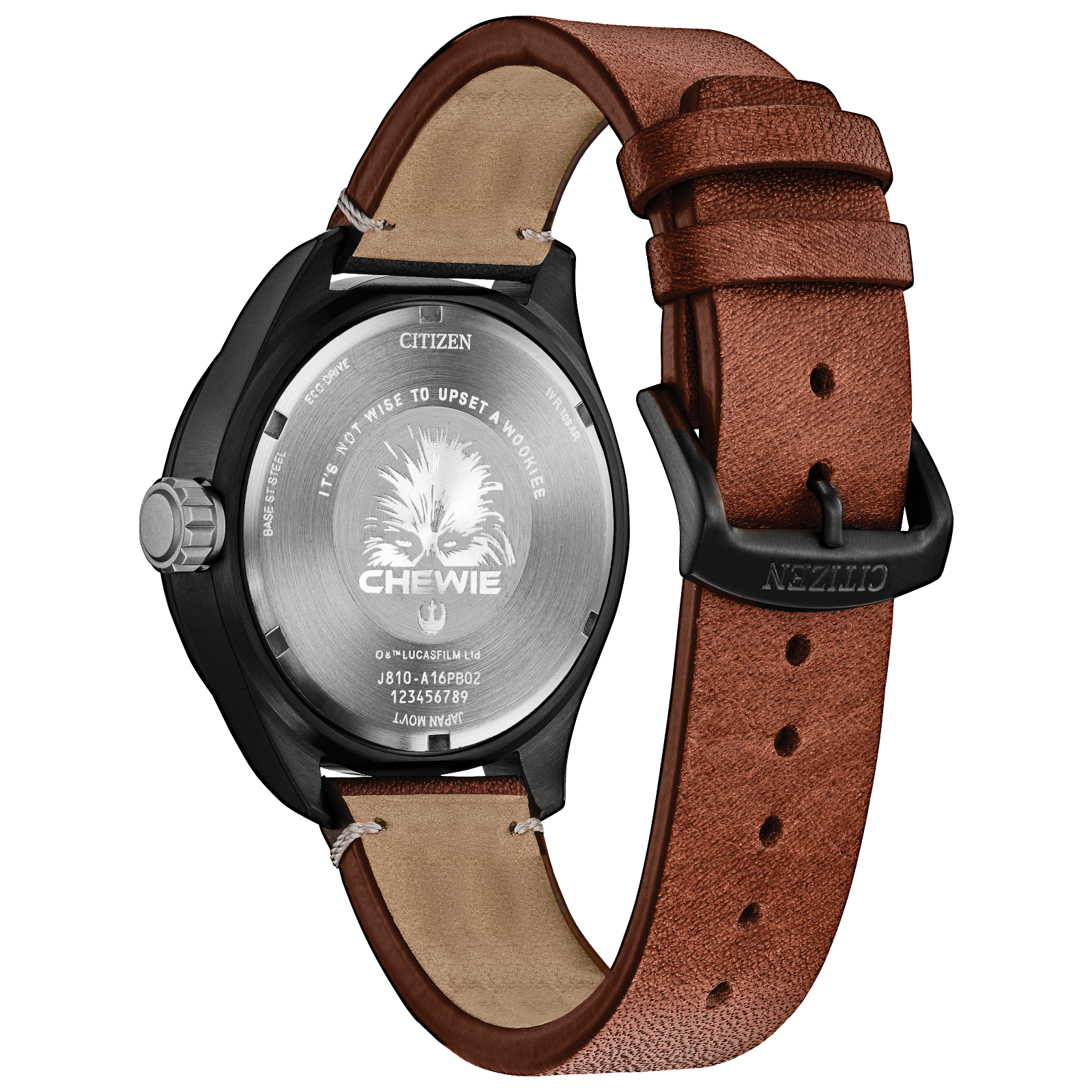Reloj Citizen Chewbacca edición especial Star Wars para caballero con Eco-Drive nunca usara baterias | Elegancia Relojeria